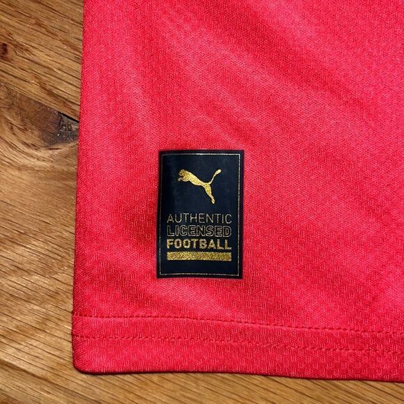 New puma Red Swiss Switzerland National Team Authentic Player Away Soccer Jersey - Picture 3 of 5